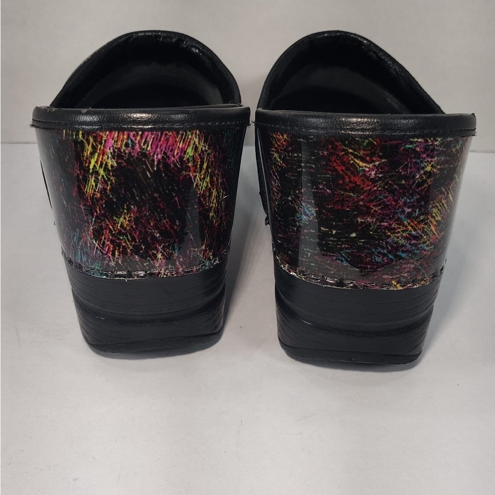 Dansko Colorful Patterned Clogs Size 41 - 8.5 Pre… - image 3